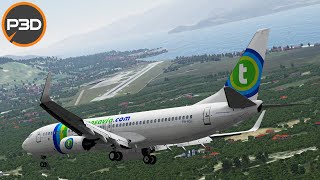 P3Dv5  PMDG 737 NGXU  SAMOS LANDING approach explained [upl. by Jemmie199]