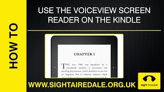 How to make your Kindle read books to you using VoiceView [upl. by Lamarre]