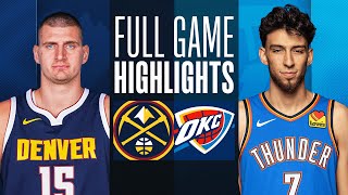 NUGGETS at THUNDER  FULL GAME HIGHLIGHTS  October 29 2023 [upl. by Neitsirhc77]