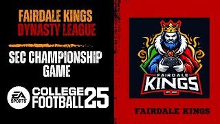 FAIRDALE KINGS SEC Conference Championship Game [upl. by Barbur756]