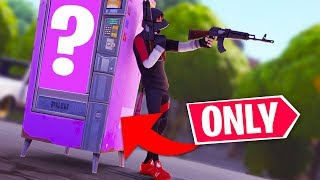 VENDING Machine ONLY Challenge in Fortnite [upl. by Eudo341]