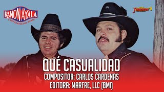 Ramon Ayala  Qué Casualidad Video Lyric Oficial [upl. by Oremoh520]