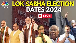 Lok Sabha Elections 2024 Dates LIVE Election Commission of India ECI Announces Polling Dates Live [upl. by Chaddy474]