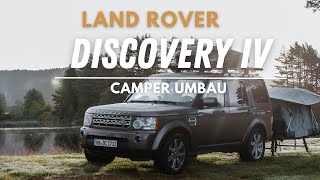 Land Rover Discovery 4 zum Offroad Camper umbauen Familienfreundlich für Hund Kind amp Abenteuer [upl. by Anwahsiek]