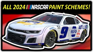 All 2024 NASCAR Paint Schemes UPDATED  Part 2 [upl. by Anes]