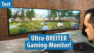 120 Zentimeter Fritz hat den BREITESTEN GamingMonitor im Test  Samsung C49HG90 [upl. by Dwyer281]