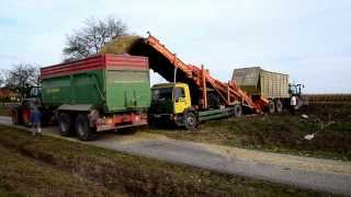 Maisüberladen Biogas Weisendorf Lohnunternehmen Klaaßen [upl. by Jeffrey391]