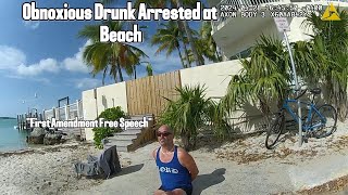 Incoherent Man Arrested at Beach for Disorderly Conduct [upl. by Tfat]