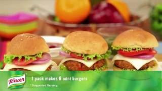 Knorr Rolls and Wraps  Burger Recipe [upl. by Anderer]