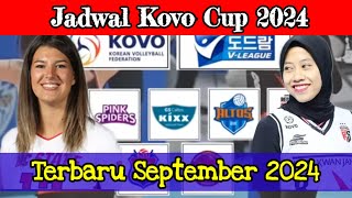 Ngerumpi Ndeso  Jadwal terbaru Liga Voli Korea Kovo Cup September 2024 [upl. by Ennis]