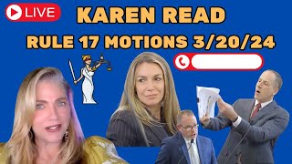 LIVE Karen Read Rule 17 Motions Hearing  Lets watch together [upl. by Eeuqram949]