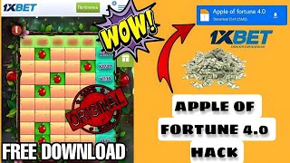 New free Apple of fortune hack script100 working Apple of fortune hack appleoffortune 1xbet [upl. by Effy651]