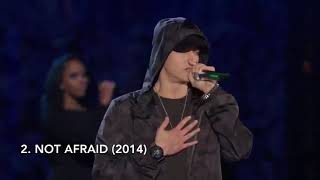 Top 5 Eminem live performances [upl. by Ardnasxela]