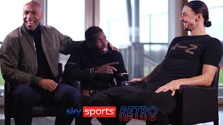 Paul Pogba gatecrashes Zlatan Ibrahimovics interview with Thierry Henry [upl. by Demetris]