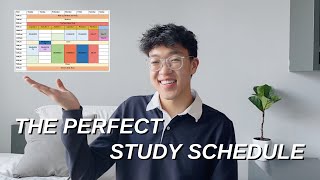 how to create a PRODUCTIVE STUDY SCHEDULE that AVOIDS BURNOUT time management tips for students [upl. by Kordula]