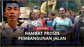 Oknum Perangkat Desa Diduga Hambat Proses Pembangunan Jalan Menuju Bendungan Lau Simeme [upl. by Nezah]