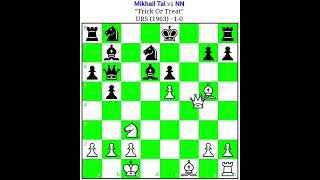 Trick or Treat The Magic of Mikhail Tal chess checkmate chesscom [upl. by Sissel]