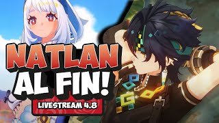 ÉPICO PERSONAJES DE NATLAN GOD RESUMEN LIVESTREAM 48  GENSHIN IMPACT [upl. by Forsta336]