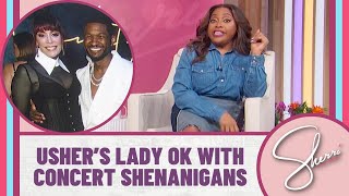 Usher’s Girlfriend Supports Him  Sherri Shepherd [upl. by Airdnax]