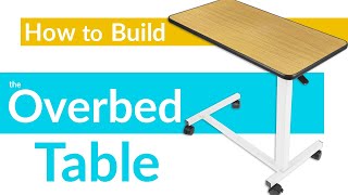 How to Build amp Set Up the Overbed Table  LVA2048 [upl. by Dex]