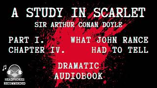 The First Sherlock Holmes Story A Study in Scarlet dramatic audiobook Part 1  Chapter 4 [upl. by Ahsram]