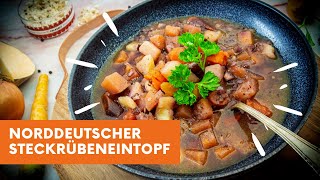 Norddeutscher Steckrübeneintopf  das einfache Rezept [upl. by Gentry38]