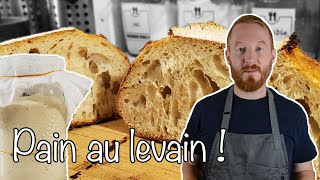 PAIN au Levain en 7 étapes simples 😋 Guide COMPLET 🌾 [upl. by Job]