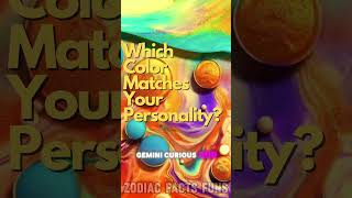 Discover Your Zodiac Signs True Color 🌈 Find Out Which Color Matches Your Personality [upl. by Ardnassac]