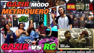 🔴COLOMBIANOS REACCIONAN a GAZIR vs RC  ¡GAZIR MODO METRIQUERO FMS INTERNACIONAL PLAY OFF 2024 [upl. by Aekahs]