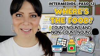 PASO 12 INTERMEDIOS COUNT NOUNS Y NONCOUNT NOUNS EN INGLÉS  SUSTANTIVOS CONTABLES E INCONTABLES [upl. by Denice]