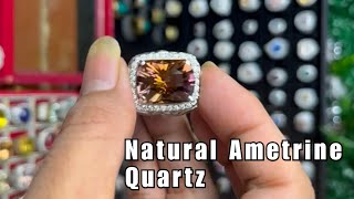 Natural Ametrine Quartz 1502ct [upl. by Atteuqihc734]