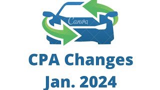 CPA changes Jan 2024 content  تغيرات الامتحان بالمحتوى يناير ٢٠٢٤ [upl. by Noinatrad887]