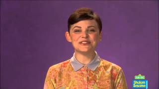 Ginnifer Goodwin Shalom Sesame [upl. by Myrwyn]