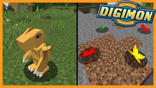 NEW TAMING WILD DIGIMOBS amp FINDING BUTTERFLYS Minecraft Digimobs New World Episode 2 [upl. by Rasla]