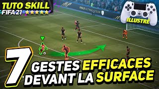 TUTO 7 Dribbles EFFICACES Devant La SURFACE ✔  FIFA 21 [upl. by Kirch]