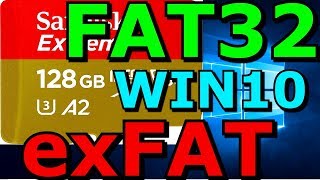 How To Format A Sandisk Extreme 128GB Micro SD Memory Card In Windows FAT32 Included Explained [upl. by Seed108]