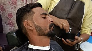 Hair dye and skin cleansing haircut and hairstyle for men short tutorial boys hair style [upl. by Appel574]