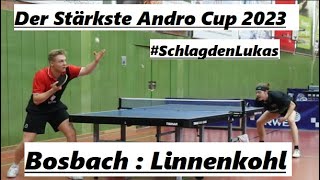 Der Stärkste Andro Cup 2023  Einfach Starke Ballwechsel LBosbach2222TTR  JLinnenkohl2054TTR [upl. by Uzzi]