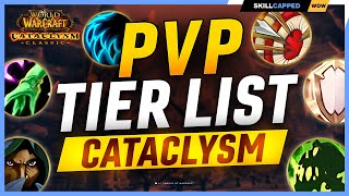 CATACLYSM CLASSIC PvP TIER LIST  Every Class RANKED [upl. by Naynek]