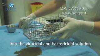 SONICA Ultrasonic cleaners in the medical and surgical sectormov [upl. by Yhtac87]