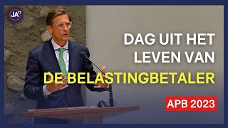 Dag uit het leven van de belastingbetaler  Bijdrage Joost Eerdmans APB [upl. by Hterag643]