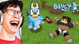 I Fooled My Friend as BLUEY in Minecraft [upl. by Mufi881]