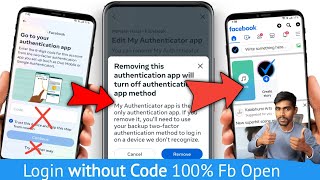 Two step authentication facebook lost phone Facebook login code problem  two factor Facebook off [upl. by Festatus]