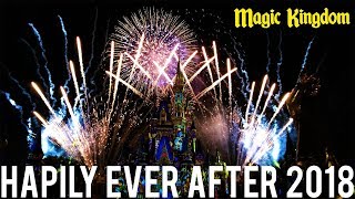 The Magic Kingdom  Happily Ever After 2018 4K HDR [upl. by Dorinda]