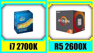 i7 2700K vs Ryzen 5 2600X  RTX 3070 Ti [upl. by Vena]