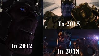 Thanos All Scenes in Marvel Movies  Since 2012 [upl. by Ahseenat581]