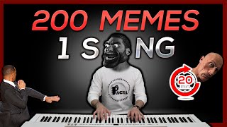 200 MEMES in 1 SONG in 20 minutes [upl. by Diahann833]