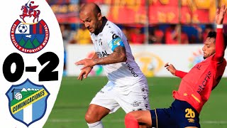 Municipal vs Comunicaciones 02 GOLES y RESUMEN  Apertura J12 [upl. by Durand886]