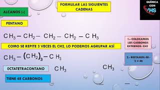 HIDROCARBUROS ALCANOS Y RADICALES ALQUÍLICOS ‐ 2da PARTE [upl. by Latrell255]