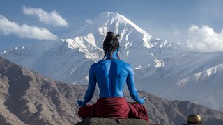 Slow Meditation Music Melody  Tibetan Bowl Humming harharmahadev shiv meditation adiyogi music [upl. by Susie]